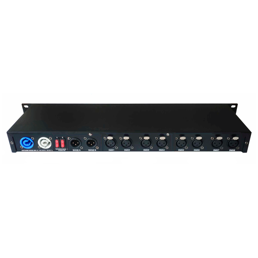 Stage4 Split Toggle Back RE Сплиттер DMX, 1x8 либо 2x4, RDM
